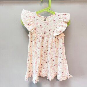 Ditzy Floral Ruffled Sleeveless‎ Dress By Jamie Kay Size 2Y
